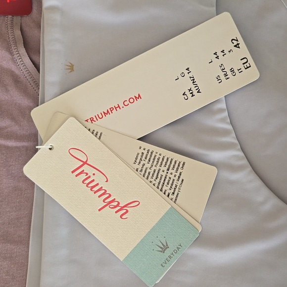 3 pairs New Panties Triumph, b.tempt'd & Tommy John L NWT - Picture 4 of 10